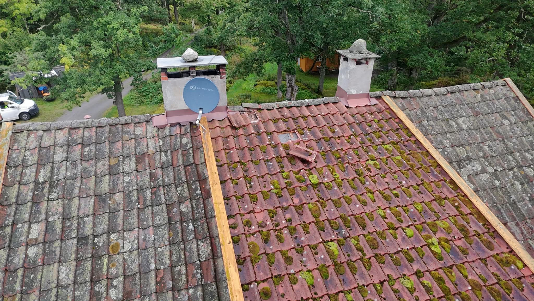Steg 3: Riving av gammelt tak